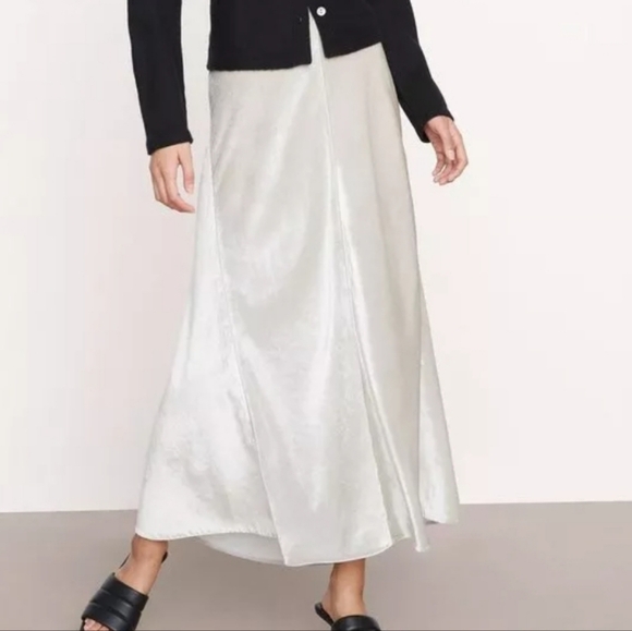 VINCE VELVET PURL-EDGED PANELED MAXI COLUMN SKIRT SIZE 16 PLUS SIZE - Picture 13 of 13